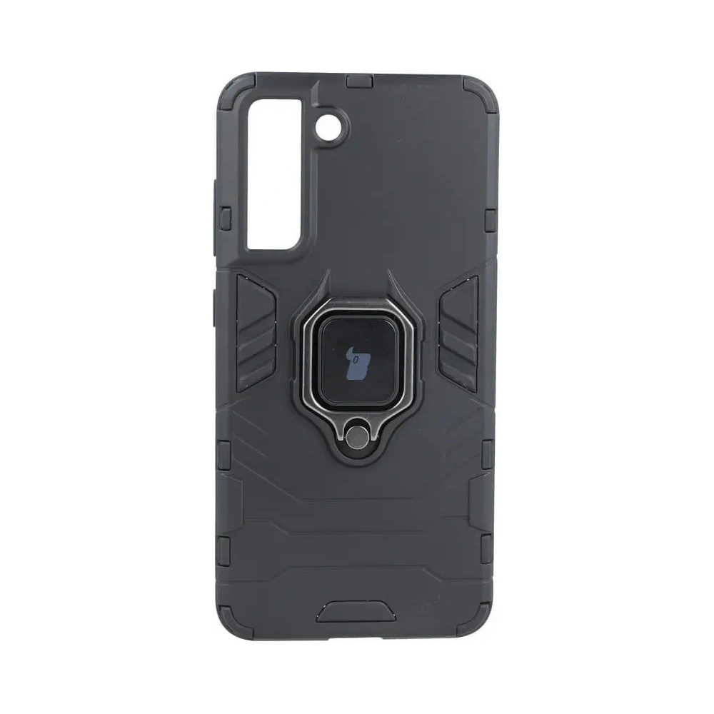 Wholesale Bizon Case Armor Ring Samsung Galaxy S21 FE black - BIZ7712 - {ean13} - Hurt