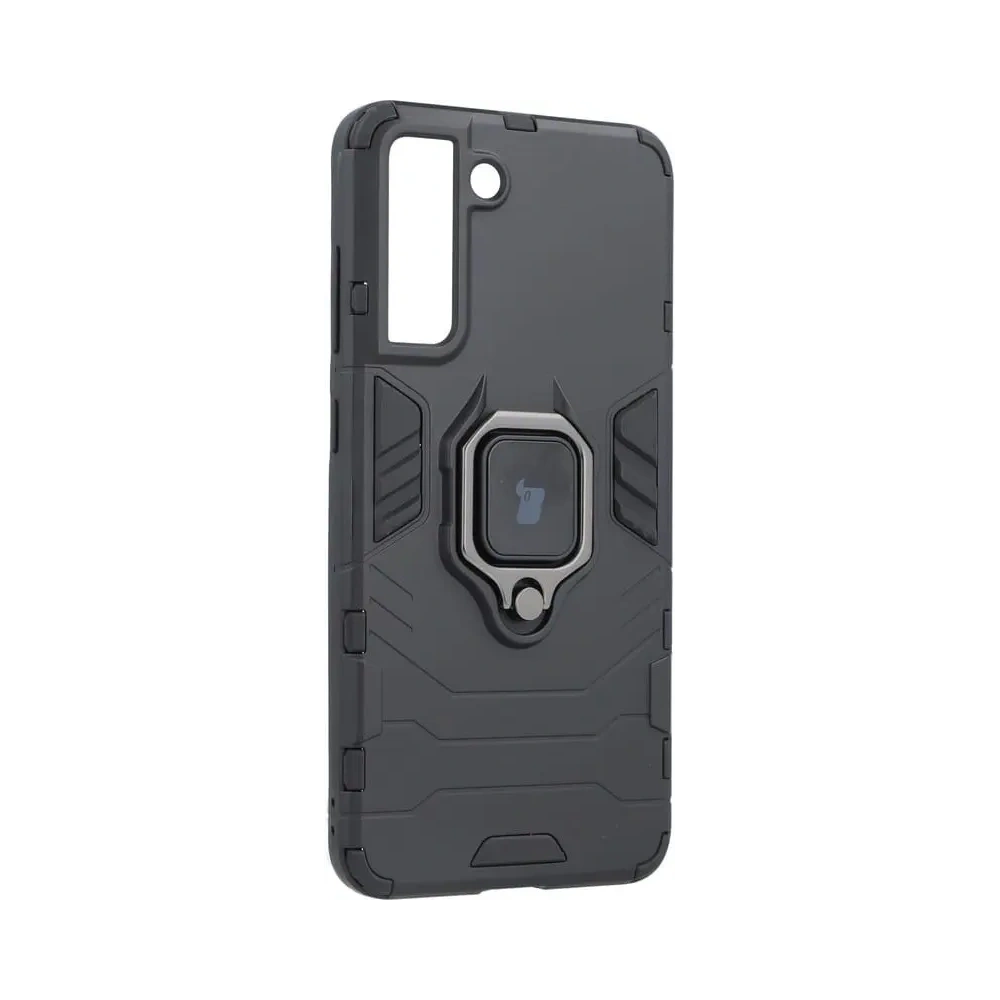 Wholesale Bizon Case Armor Ring Samsung Galaxy S21 FE black - BIZ7712 - {ean13} - Hurt