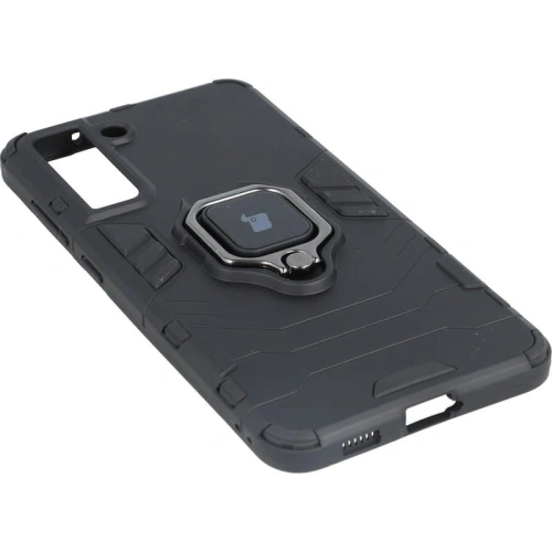 Etui Bizon Case Armor Ring do Samsung Galaxy S21 FE czarne