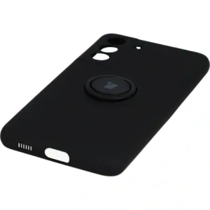 Hurtownia GSM - Etui Bizon Case Silicone Ring do Galaxy S21 FE, czarne - BIZ7713 - {ean13} - Hurt