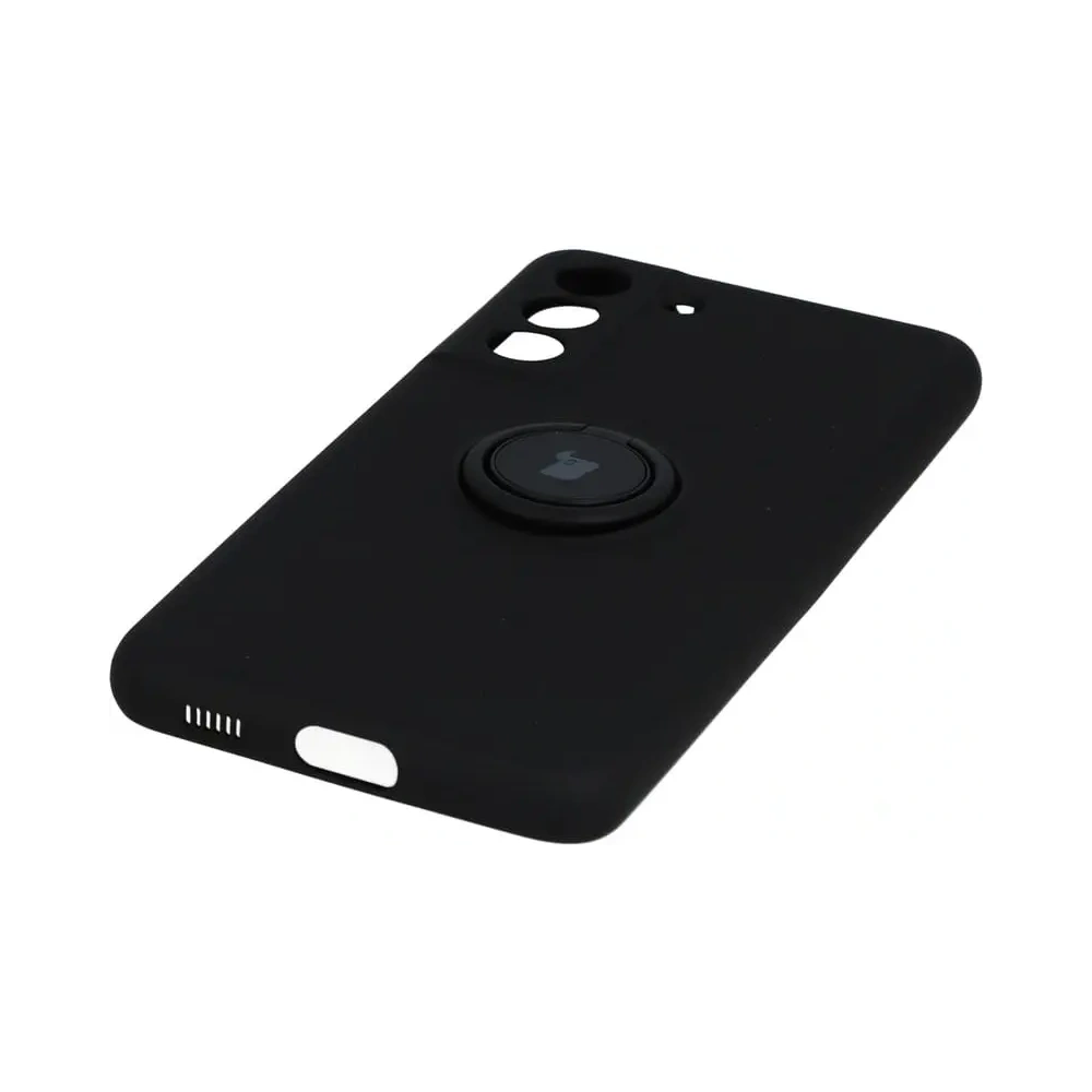 Wholesale Bizon Case Silicone Ring Samsung Galaxy S21 FE black - BIZ7713 - {ean13} - Hurt