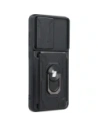 Wholesale Bizon Case Camshield Card Slot Ring Samsung Galaxy S21 FE black - BIZ7715 - {ean13} - Hurt
