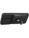 Wholesale Bizon Case Camshield Card Slot Ring Samsung Galaxy S21 FE black - BIZ7715 - {ean13} - Hurt