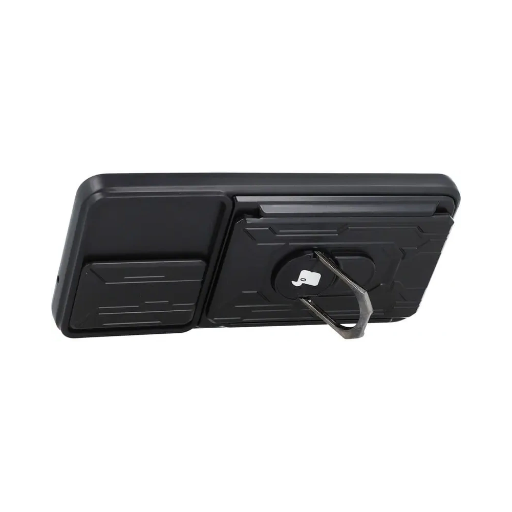 Wholesale Bizon Case Camshield Card Slot Ring Samsung Galaxy S21 FE black - BIZ7715 - {ean13} - Hurt