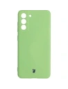 Bizon Case Silikon Samsung Galaxy S21 FE hellgrün