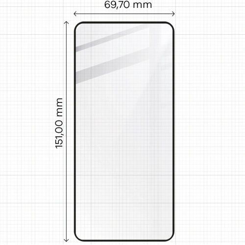 Szkło hartowane Bizon Glass Edge do Samsung Galaxy S21 FE czarne