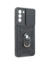 Hurtownia GSM - Etui Bizon Case CamShield Ring do Galaxy S21 FE, czarne - BIZ7721 - {ean13} - Hurt