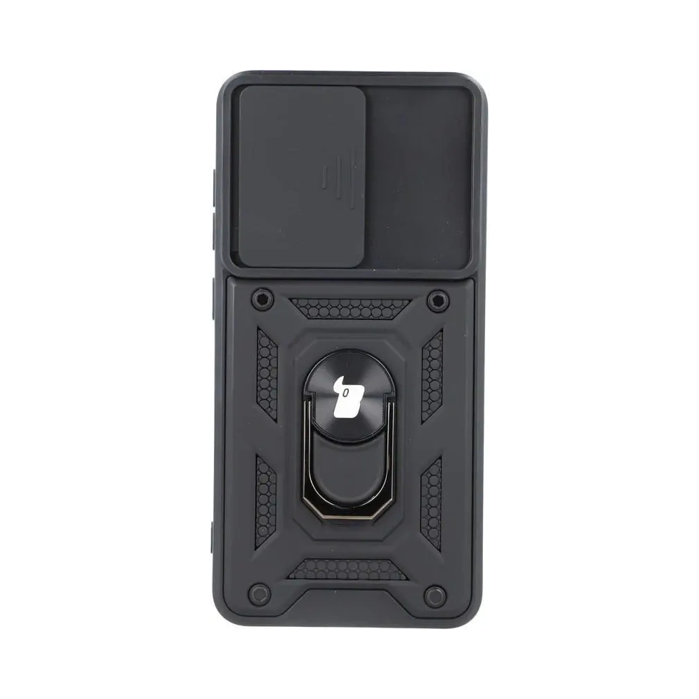 Hurtownia GSM - Etui Bizon Case CamShield Ring do Galaxy S21 FE, czarne - BIZ7721 - {ean13} - Hurt