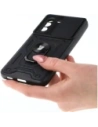 Hurtownia GSM - Etui Bizon Case CamShield Ring do Galaxy S21 FE, czarne - BIZ7721 - {ean13} - Hurt