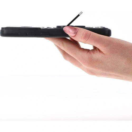 Etui Bizon Case CamShield Ring do Samsung Galaxy S21 FE czarne