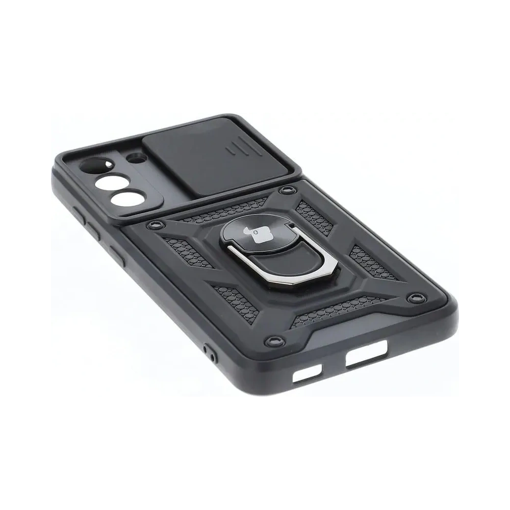 Hurtownia GSM - Etui Bizon Case CamShield Ring do Galaxy S21 FE, czarne - BIZ7721 - {ean13} - Hurt
