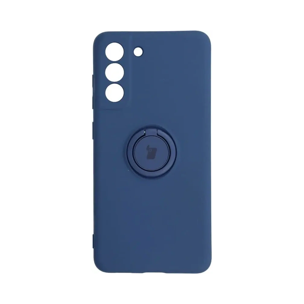 Hurtownia GSM - Etui Bizon Case Silicone Ring do Galaxy S21 FE, granatowe - BIZ7722 - {ean13} - Hurt
