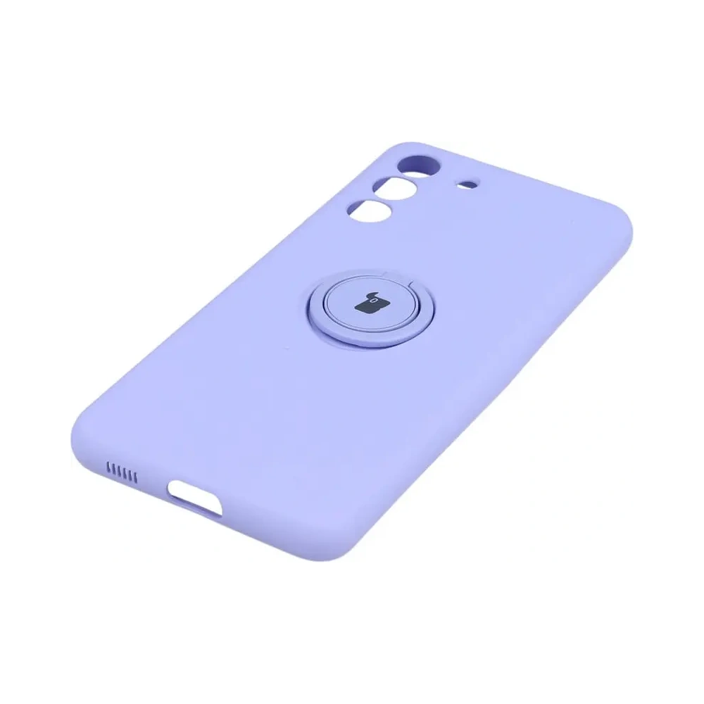 Hurtownia GSM - Etui Bizon Case Silicone Ring do Galaxy S21 FE, fioletowe - BIZ7723 - {ean13} - Hurt