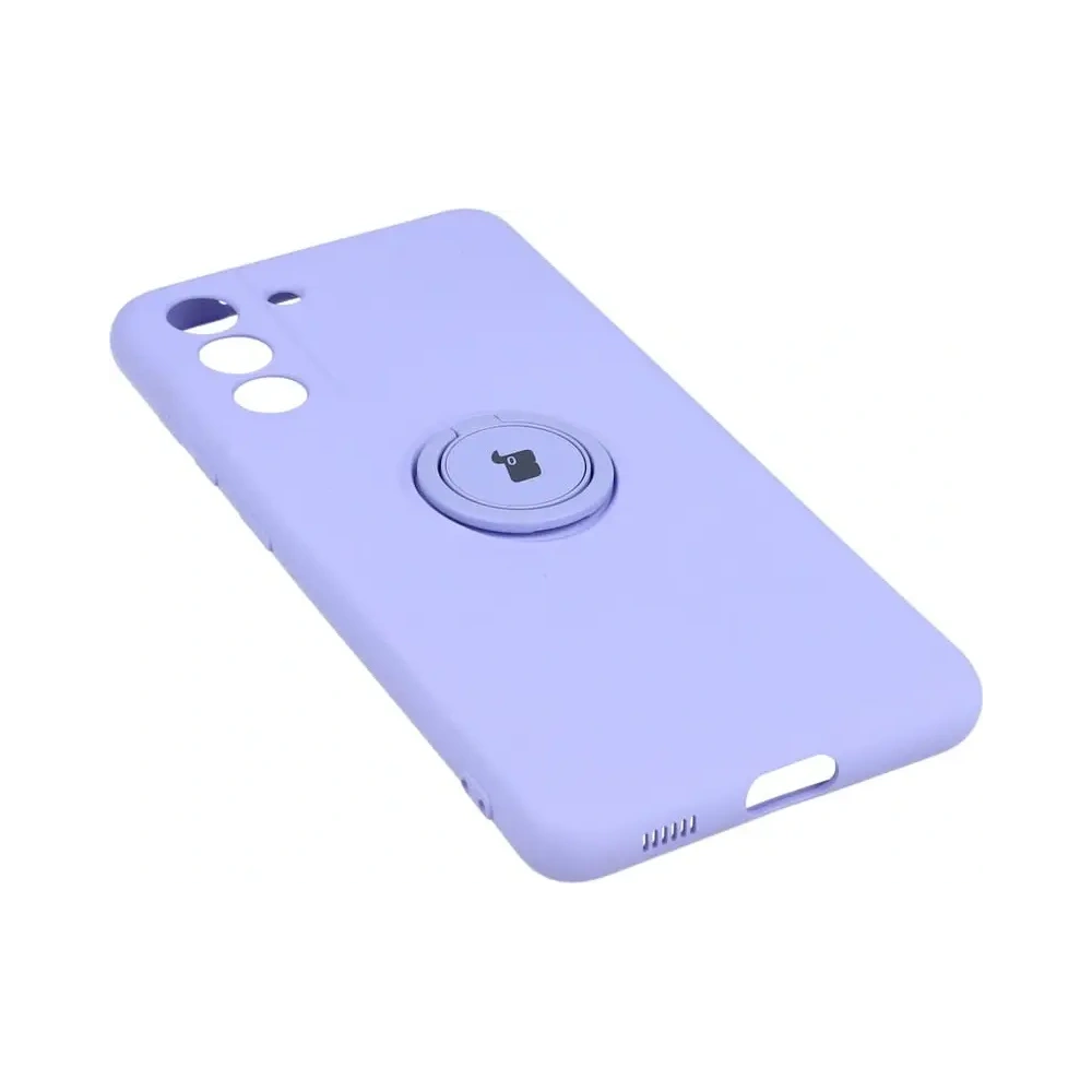 Hurtownia GSM - Etui Bizon Case Silicone Ring do Galaxy S21 FE, fioletowe - BIZ7723 - {ean13} - Hurt