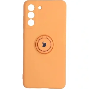 Hurtownia GSM - Etui Bizon Case Silicone Ring do Galaxy S21 FE, pomarańczowe - BIZ7725 - {ean13} - Hurt