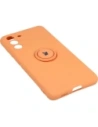 Hurtownia GSM - Etui Bizon Case Silicone Ring do Galaxy S21 FE, pomarańczowe - BIZ7725 - {ean13} - Hurt
