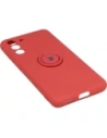 Hurtownia GSM - Caz Bizon Inel din Silicon Samsung Galaxy S21 FE roz închis - BIZ7726 - {ean13} - Hurt