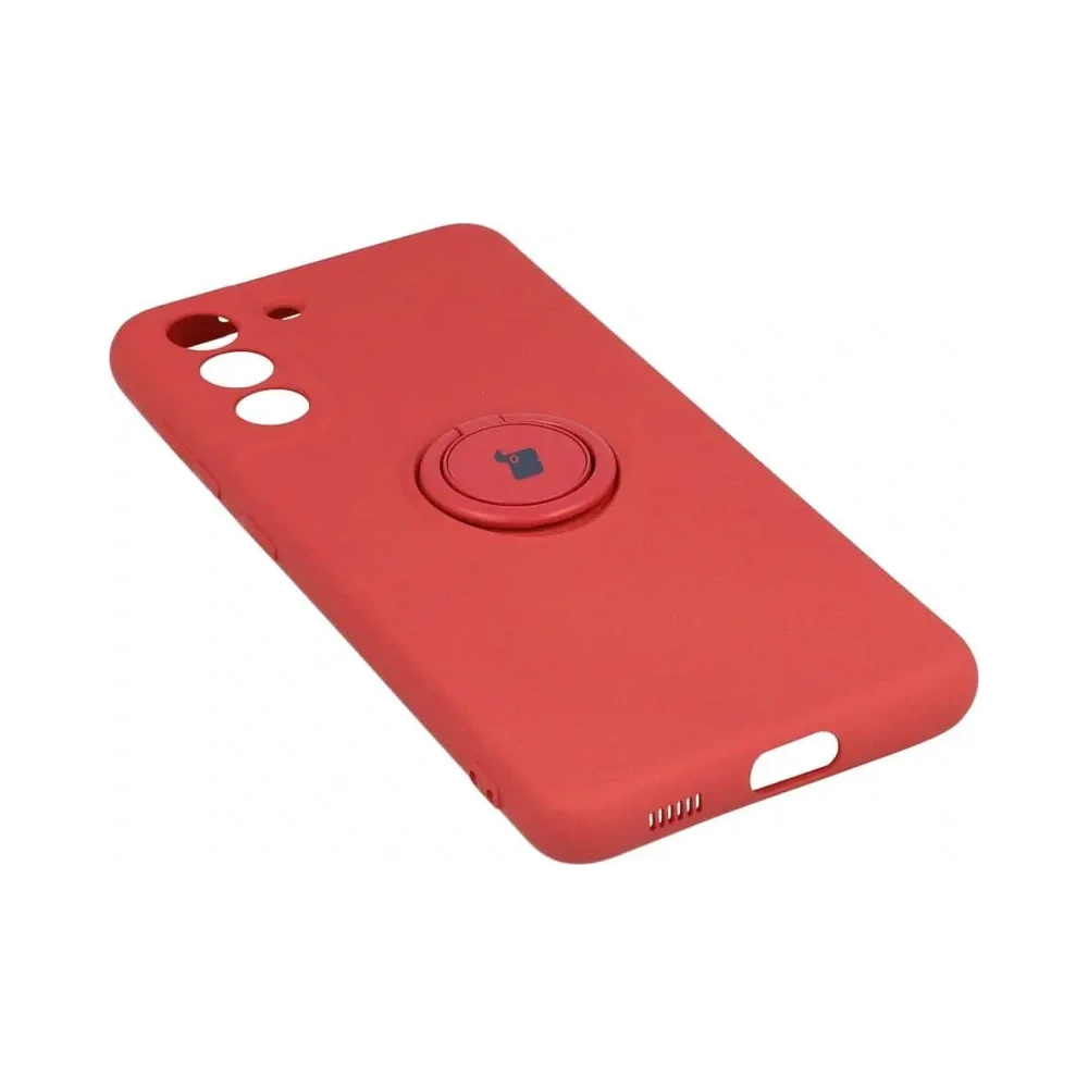 Hurtownia GSM - Caz Bizon Inel din Silicon Samsung Galaxy S21 FE roz închis - BIZ7726 - {ean13} - Hurt