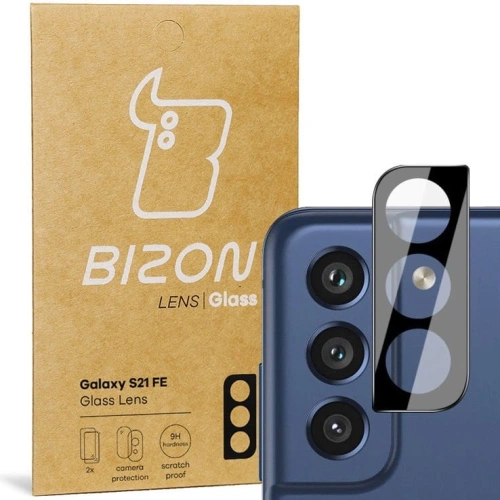 Szkło na aparat Bizon Glass Lens do Samsung Galaxy S21 FE [2 PACK]