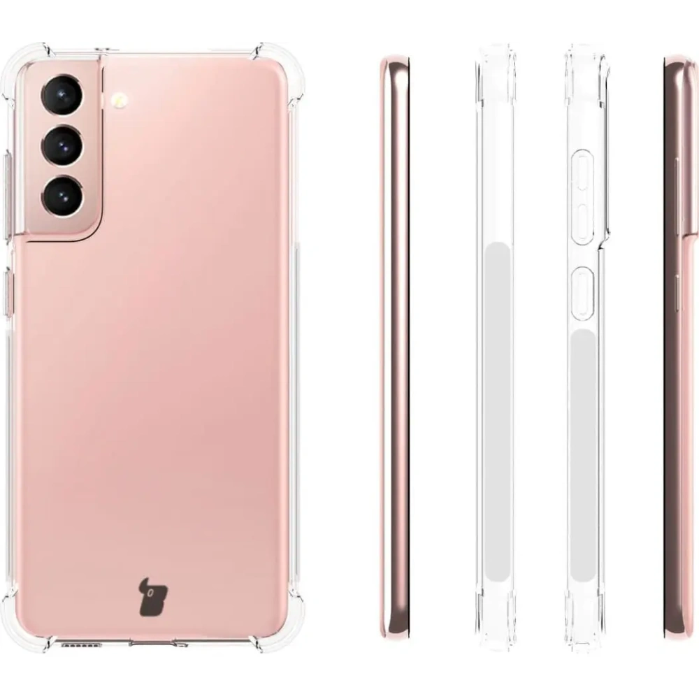Hurtownia GSM - Bizon Case Clear Pack Hülle + 2x Bildschirmglas + Objektivglas Samsung Galaxy S21 FE klar - BIZ1515 - {ean13} - Hurt