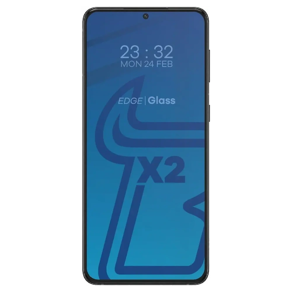 Hurtownia GSM - Bizon Glass Edge 2x gehärtetes Glas + Linsenschutz Samsung Galaxy S21 Plus 5G schwarz - BIZ7727 - {ean13} - Hurt