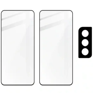 Hurtownia GSM - Bizon Glass Edge 2x gehärtetes Glas + Linsenschutz Samsung Galaxy S21 Plus 5G schwarz - BIZ7727 - {ean13} - Hurt