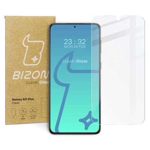 Szkło hartowane Bizon Glass Clear do Samsung Galaxy S21 Plus