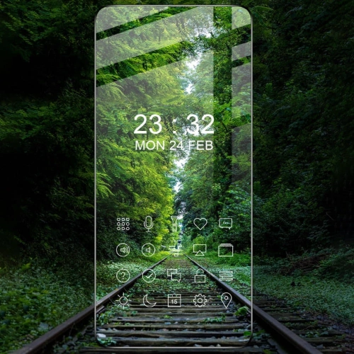 Szkło hartowane Bizon Glass Edge do Samsung Galaxy S21 Plus czarne