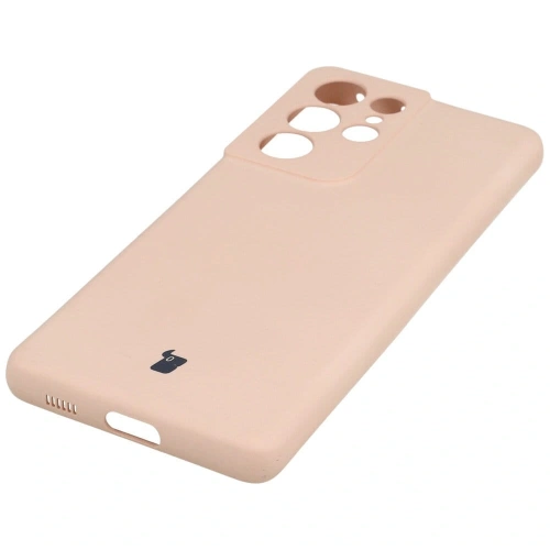 Etui Bizon Case Silicone do Samsung Galaxy S21 Ultra jasnoróżowe