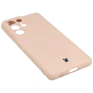 Hurtownia GSM - Caz de silicon Bizon Samsung Galaxy S21 Ultra roz deschis - BIZ1526 - {ean13} - Hurt