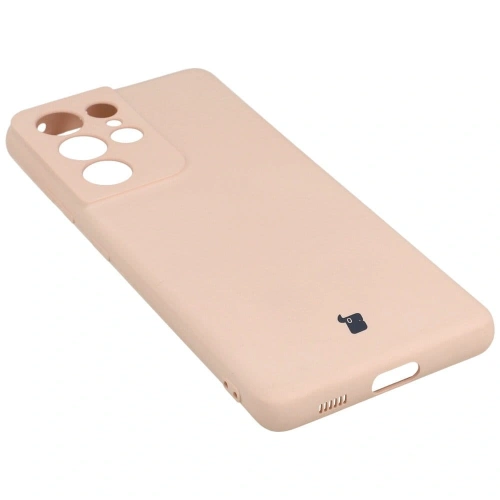 Etui Bizon Case Silicone do Samsung Galaxy S21 Ultra jasnoróżowe