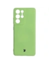 Etui Bizon Case Silicone do Galaxy S21 Ultra, jasnozielone