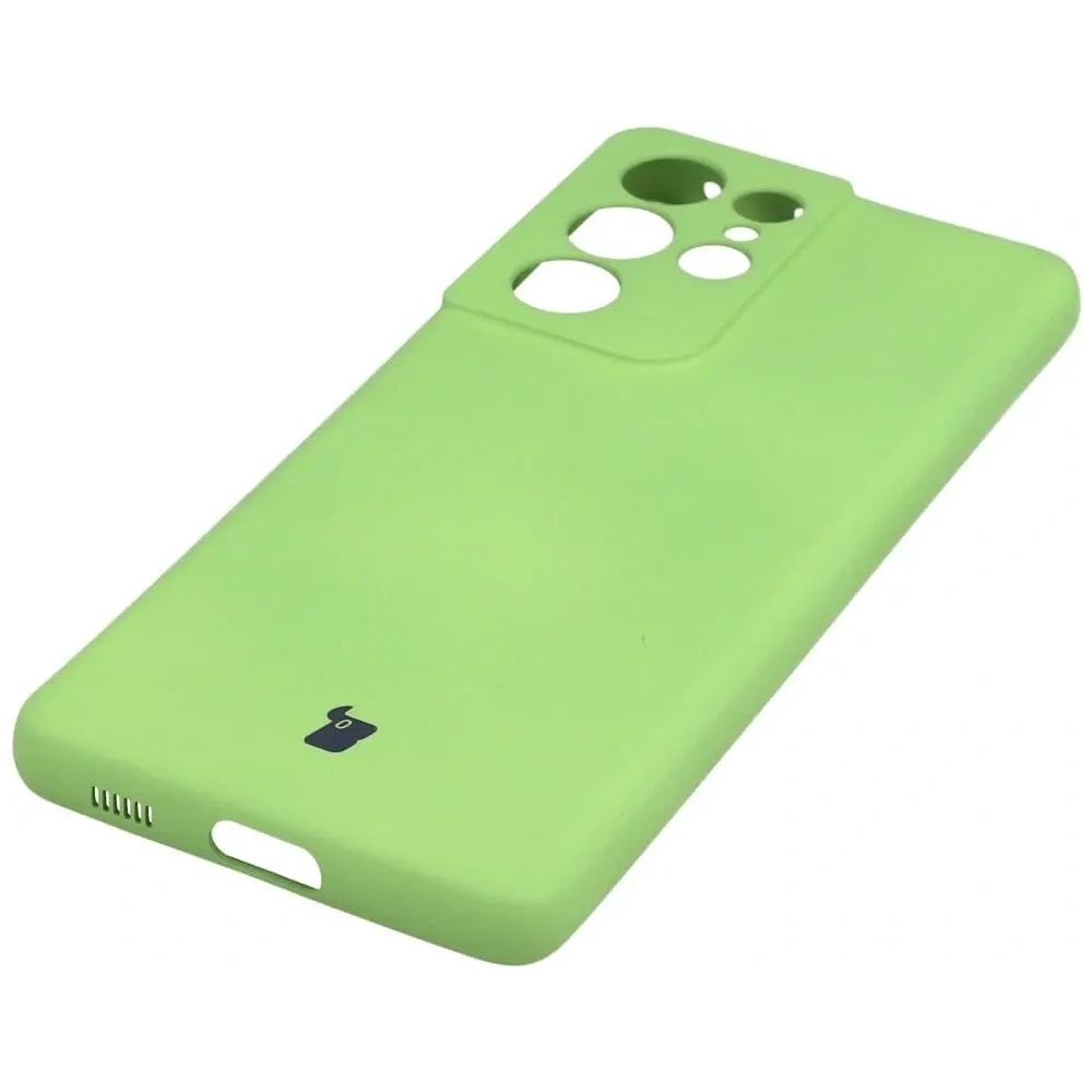 Hurtownia GSM - Etui Bizon Case Silicone do Samsung Galaxy S21 Ultra jasnozielone - BIZ7731 - {ean13} - Hurt