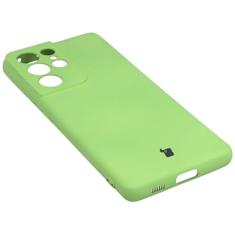 Hurtownia GSM - Etui Bizon Case Silicone do Samsung Galaxy S21 Ultra jasnozielone - BIZ7731 - {ean13} - Hurt