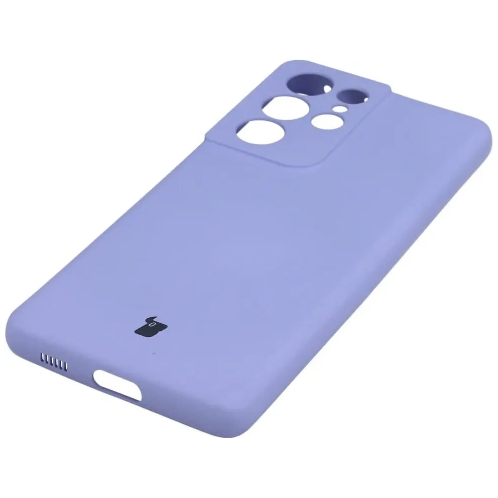 Hurtownia GSM - Etui Bizon Case Silicone do Samsung Galaxy S21 Ultra jasnofialové - BIZ1529 - {ean13} - Hurt