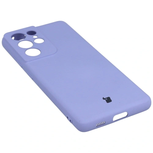 Etui Bizon Case Silicone do Samsung Galaxy S21 Ultra jasnofioletowe