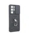 Hurtownia GSM - Etui Bizon Case CamShield Ring do Galaxy S21 Ultra, czarne - BIZ7733 - {ean13} - Hurt