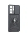 Hurtownia GSM - Etui Bizon Case CamShield Ring do Galaxy S21 Ultra, czarne - BIZ7733 - {ean13} - Hurt
