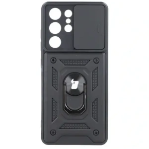 Hurtownia GSM - Bizon Case CamShield Ring Samsung Galaxy S21 Ultra negru - BIZ7733 - {ean13} - Hurt