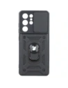 Hurtownia GSM - Etui Bizon Case CamShield Ring do Galaxy S21 Ultra, czarne - BIZ7733 - {ean13} - Hurt