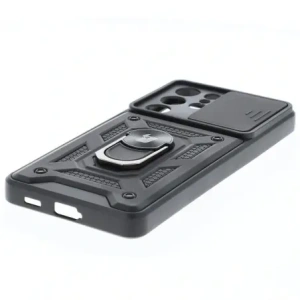 Hurtownia GSM - Bizon Case CamShield Ring Samsung Galaxy S21 Ultra negru - BIZ7733 - {ean13} - Hurt