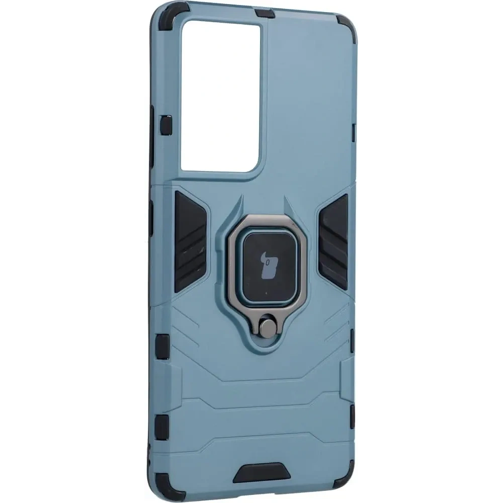 Hurtownia GSM - Bizon Case Armor Gyűrű Samsung Galaxy S21 Ultra kék - BIZ7734 - {ean13} - Hurt