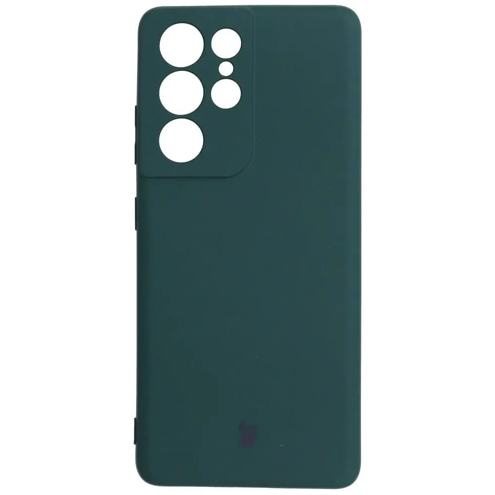 Wholesale Bizon Case Silicone Samsung Galaxy S21 Ultra dark green - BIZ7736 - {ean13} - Hurt