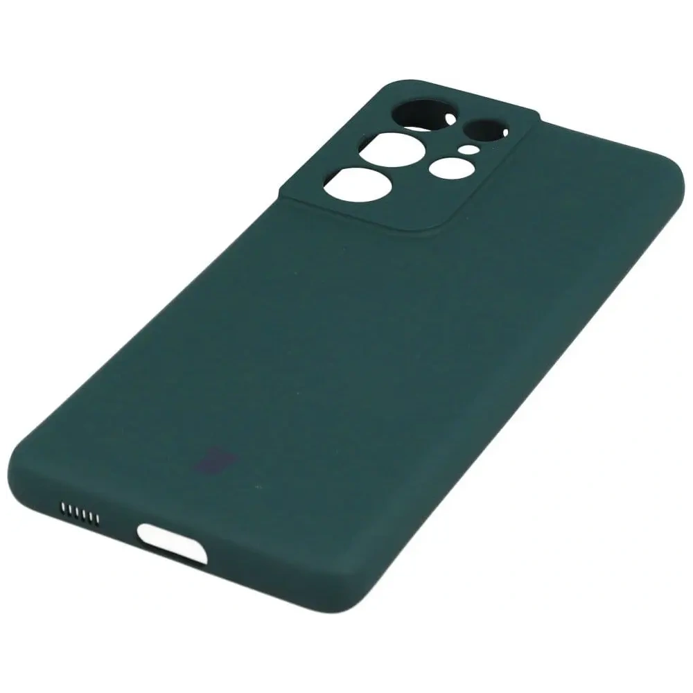 Wholesale Bizon Case Silicone Samsung Galaxy S21 Ultra dark green - BIZ7736 - {ean13} - Hurt