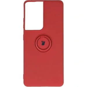 Hurtownia GSM - Bizon Case Silicone Ring Samsung Galaxy S21 Ultra roz închis - BIZ7737 - {ean13} - Hurt