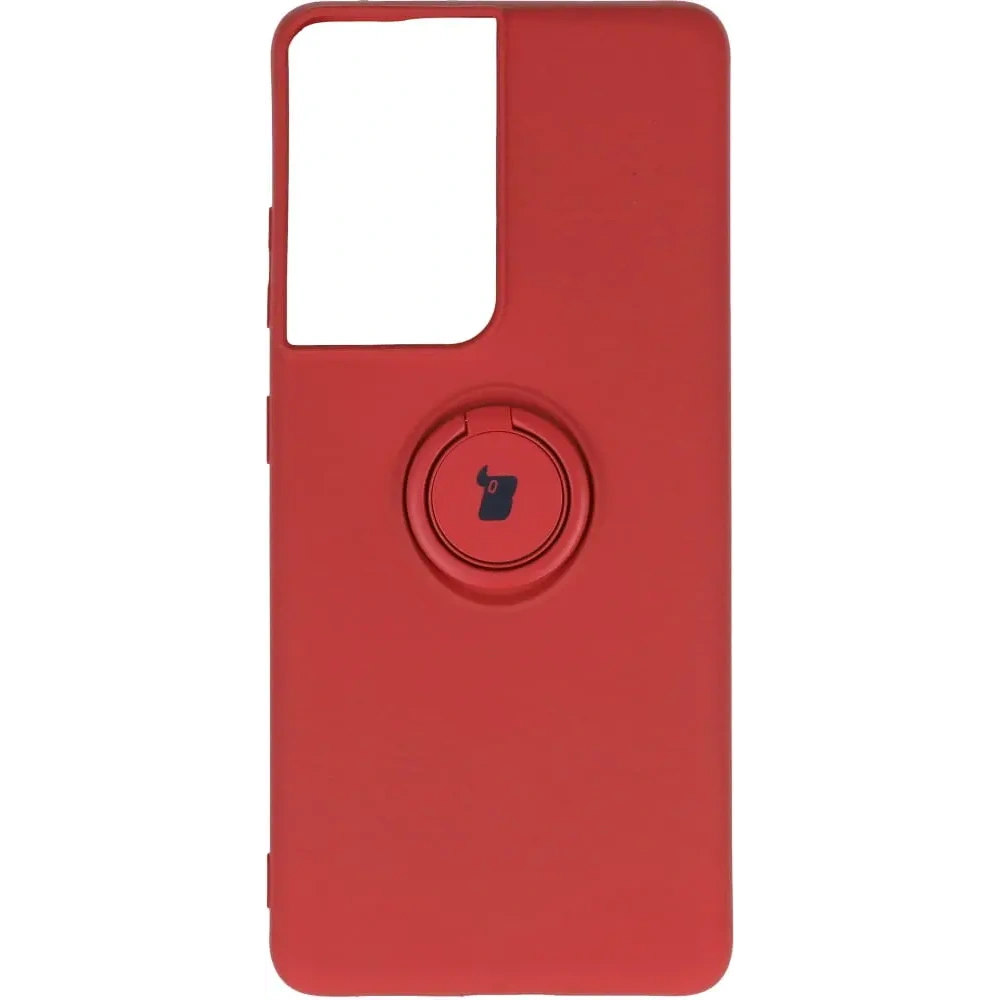 Hurtownia GSM - Bizon Case Silikonring Samsung Galaxy S21 Ultra dunkelrosa - BIZ7737 - {ean13} - Hurt