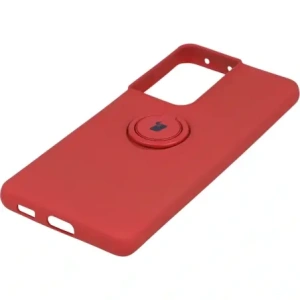 Hurtownia GSM - Bizon Case Silicone Ring Samsung Galaxy S21 Ultra roz închis - BIZ7737 - {ean13} - Hurt