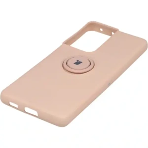 Hurtownia GSM - Bizon Case Inel din Silicon Samsung Galaxy S21 Ultra roz deschis - BIZ7738 - {ean13} - Hurt