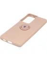Wholesale Bizon Case Silicone Ring Samsung Galaxy S21 Ultra light pink - BIZ7738 - {ean13} - Hurt