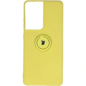Hurtownia GSM - Bizon Case inel din silicon Samsung Galaxy S21 Ultra galben - BIZ7739 - {ean13} - Hurt